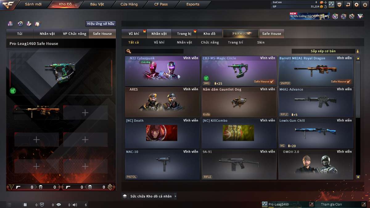 shop acc cf uy tin gia re